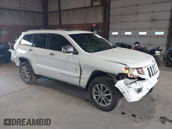 2014 Jeep Grand Cherokee Limited with VIN 1C4RJFBG6EC545840, listed as a IAAI auction lot 40142948 with 167,353 mi miles. Bid and sale history available at carsss.com. Image 1.