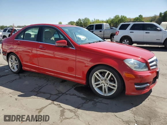 2012 Mercedes-Benz C 300 Sport with VIN WDDGF8BB0CA690265, listed as a Copart auction lot 71020524 with 102,201 mi miles and Salvage title. Bid and sale history available at DreamBid. Image 4.