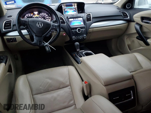 2017 Acura RDX w/Advance Pkg with VIN 5J8TB3H79HL021564, listed as a Copart auction lot 42950625 with 132,454 mi miles and Salvage Title. Bid and sale history available at carsss.com. Image 8.
