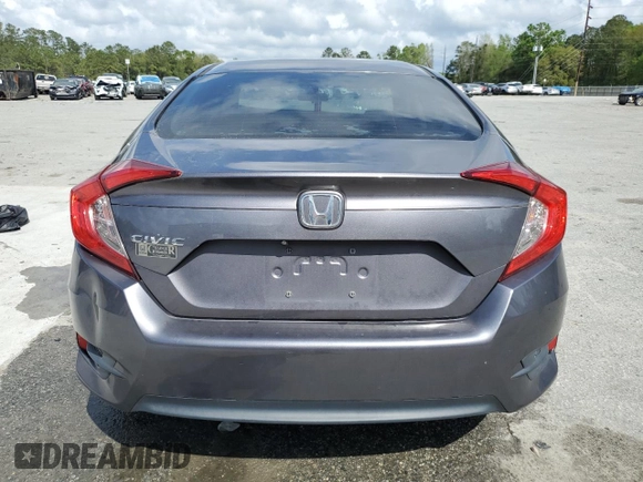 2017 Honda Civic Sedan LX with VIN 19XFC2F52HE062826, listed as a Copart auction lot 50692755 with 123,569 mi miles and Salvage Title. Bid and sale history available at carsss.com. Image 6.