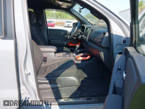 2023 Nissan Frontier SV with VIN 1N6ED1EK4PN622489, listed as a IAAI auction lot 42400562 with 25,595 mi miles and . Bid and sale history available at DreamBid. Image 5.
