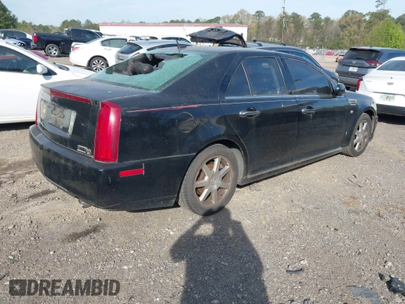 2008 Cadillac STS AWD w/1SB with VIN 1G6DD67V080195963, listed as a IAAI auction lot 41867944 with 103,160 mi miles. Bid and sale history available at carsss.com. Image 4.