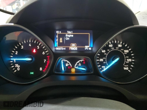 2017 Ford Escape SE with VIN 1FMCU0GD0HUB40625, listed as a Copart auction lot 48045405 with 90,273 mi miles and Clean Title. Bid and sale history available at carsss.com. Image 9.