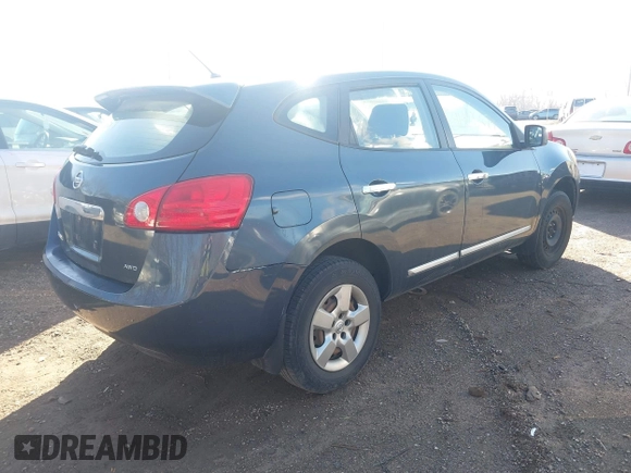 2013 Nissan Rogue SL with VIN JN8AS5MV6DW639279, listed as a IAAI auction lot 41806874 with 172,515 mi miles and . Bid and sale history available at DreamBid. Image 4.