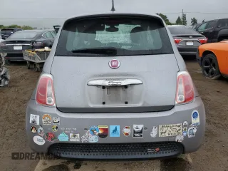2017 FIAT 500e with VIN 3C3CFFGE2HT549654, listed as a Copart auction lot 53664325 with 53,326 mi miles and Salvage title. Bid and sale history available at DreamBid. Image 6.