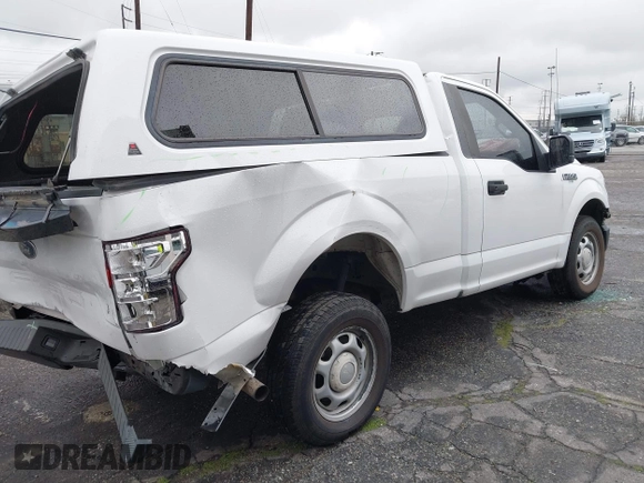 2018 Ford F-150 XL with VIN 1FTMF1CBXJKC83791, listed as a IAAI auction lot 41796119 with 196,611 mi miles. Bid and sale history available at carsss.com. Image 4.
