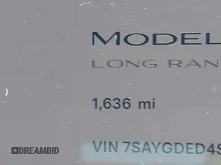 2025 Tesla Model Y Long Range with VIN 7SAYGDED4SF226776, listed as a IAAI auction lot 41514317 with 1,636 mi miles and . Bid and sale history available at DreamBid. Image 16.