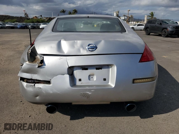 2005 Nissan 350Z with VIN JN1AZ34D55M609063, listed as a Copart auction lot 76796544 with 114,080 mi miles and Salvage Title. Bid and sale history available at DreamBid. Image 6.
