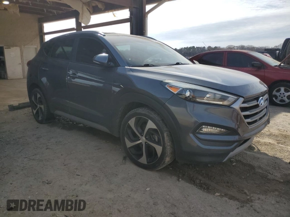 2018 Hyundai Tucson Sport with VIN KM8J33AL0JU802026, listed as a Copart auction lot 45869445 with 124,669 mi miles and Salvage Title. Bid and sale history available at carsss.com. Image 4.