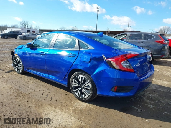 2017 Honda Civic EX-T with VIN 19XFC1E33HE028257, listed as a IAAI auction lot 41395356 with 51,154 mi miles and . Bid and sale history available at DreamBid. Image 3.