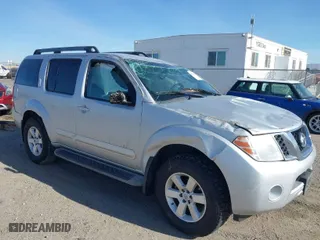 2012 Nissan Pathfinder SV with VIN 5N1AR1NB1CC615438, listed as a IAAI auction lot 41215698 with 1 mi miles. Bid and sale history available at carsss.com. Image 1.