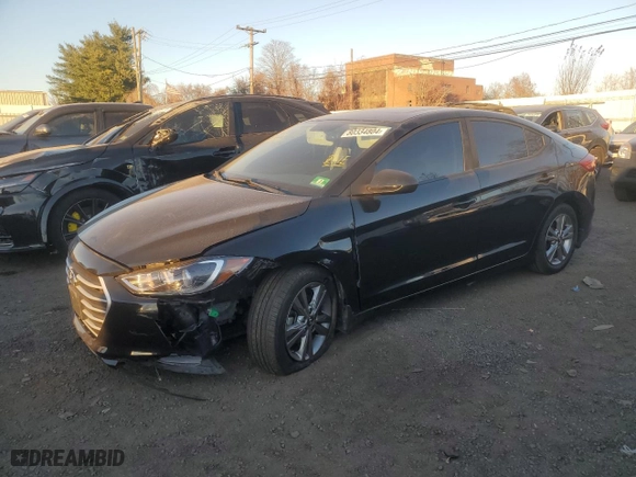 2018 Hyundai Elantra Value Edition with VIN KMHD84LF1JU478418, listed as a Copart auction lot 80334804 with 51,755 mi miles and Salvage Title. Bid and sale history available at carsss.com. Image 1.