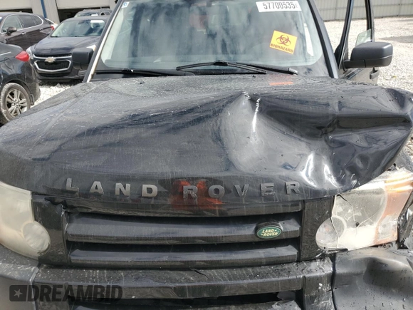 2006 Land Rover LR3 with VIN SALAD24456A368459, listed as a Copart auction lot 57700535 with 245,859 mi miles and Clean title. Bid and sale history available at DreamBid. Image 12.