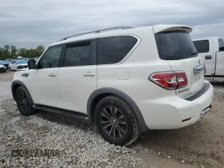 2017 Nissan Armada Platinum z VIN JN8AY2ND4H9003743, wystawiony jako Copart lot #51065965 z przebiegiem 93 801 mil mil oraz Szkoda całkowita • Salvage title. Historia ofert i sprzedaży dostępna na DreamBid. Obrazek 2.