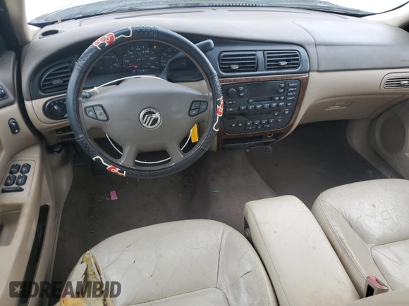 2001 Mercury Sable LS Premium with VIN 1MEFM55S81A608056, listed as a Copart auction lot 45936415 with 123,549 mi miles and Salvage Title. Bid and sale history available at DreamBid. Image 8.