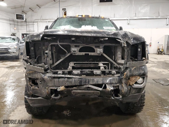 2015 GMC Sierra 2500HD Denali with VIN 1GT120E84FF194549, listed as a Copart auction lot 43583425 with 214,773 mi miles and Salvage Title. Bid and sale history available at carsss.com. Image 5.
