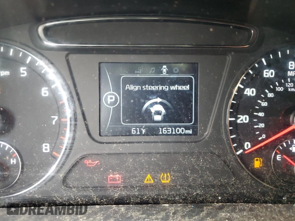 2016 Kia Sorento EX with VIN 5XYPH4A15GG028452, listed as a Copart auction lot 50530395 with 163,100 mi miles and Clean Title. Bid and sale history available at DreamBid. Image 9.