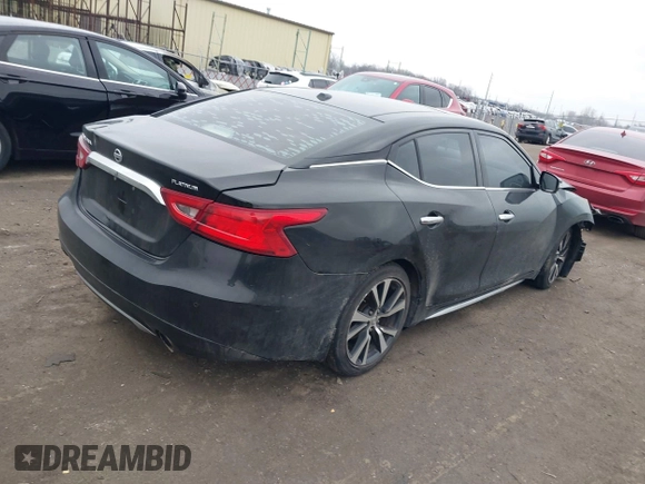 2017 Nissan Maxima S with VIN 1N4AA6AP9HC428942, listed as a IAAI auction lot 41143310 with 81,987 mi miles and . Bid and sale history available at DreamBid. Image 4.