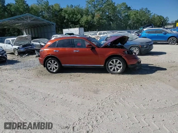 2008 Infiniti FX35 with VIN JNRAS08U08X101077, listed as a Copart auction lot 75699774 with 0 mi miles and Salvage Title. Bid and sale history available at carsss.com. Image 12.