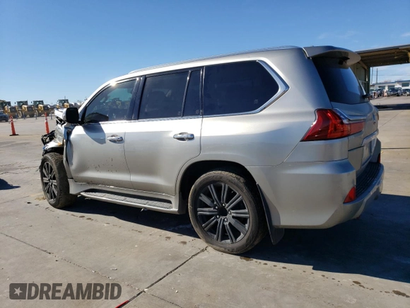 2017 Lexus LX 570 z VIN JTJHY7AX8H4239538, wystawiony jako Copart lot #69252602 z przebiegiem Nie podano mil oraz . Historia ofert i sprzedaży dostępna na DreamBid. Obrazek 2.