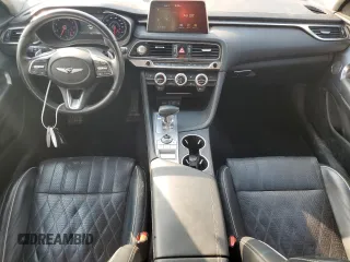 2019 Genesis G70 2.0T Advanced with VIN KMTG44LA3KU038205, listed as a Copart auction lot 67048804 with 75,304 mi miles and Non Repairable. Bid and sale history available at carsss.com. Image 8.