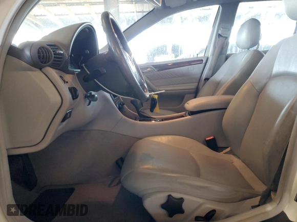 2003 Mercedes-Benz C 240 with VIN WDBRH61J73F323259, listed as a Copart auction lot 59770665 with 150,723 mi miles and Salvage title. Bid and sale history available at DreamBid. Image 7.