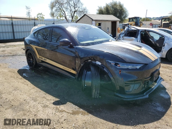 2023 Ford Mustang Mach-E GT with VIN 3FMTK4SE8PMA75216, listed as a Copart auction lot 50100965 with Not Provided miles and Clean Title. Bid and sale history available at DreamBid. Image 4.