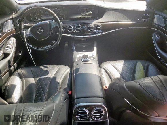 2015 Mercedes-Benz S 550 with VIN WDDUG8FB0FA164779, listed as a Copart auction lot 59945815 with 127,451 mi miles and Salvage title. Bid and sale history available at DreamBid. Image 8.