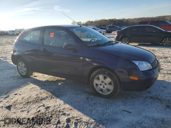 2007 Ford Focus S with VIN 1FAFP31N57W117622, listed as a Copart auction lot 45562335 with 232,209 mi miles and Salvage Title. Bid and sale history available at DreamBid. Image 4.