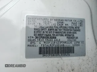 2021 Nissan Kicks S with VIN 3N1CP5BV0ML552656, listed as a Copart auction lot 44623515 with 48,757 mi miles and Salvage Title. Bid and sale history available at carsss.com. Image 15.