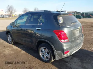 2018 Chevrolet Trax LT with VIN 3GNCJPSB6JL215329, listed as a IAAI auction lot 41790745 with 91,207 mi miles. Bid and sale history available at carsss.com. Image 3.