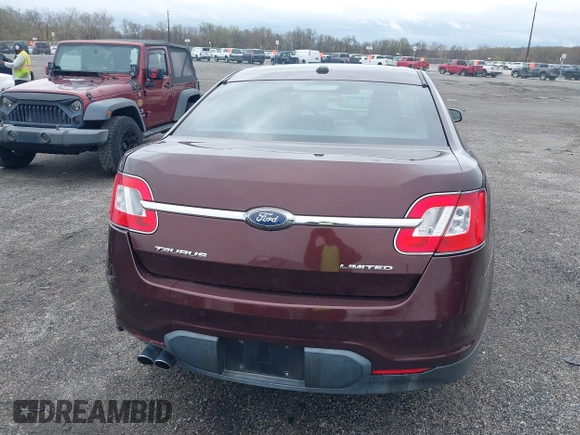 2010 Ford Taurus Limited with VIN 1FAHP2FW6AG144074, listed as a IAAI auction lot 41945777 with 135,096 mi miles. Bid and sale history available at carsss.com. Image 16.