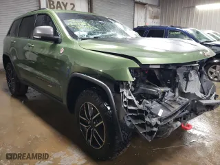 2019 Jeep Grand Cherokee Trailhawk with VIN 1C4RJFLG1KC695400, listed as a Copart auction lot 78609804 with 75,564 mi miles and Salvage Title. Bid and sale history available at carsss.com. Image 4.