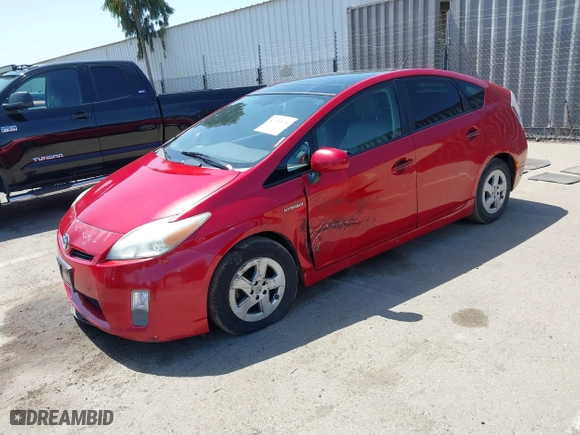 2010 Toyota Prius II with VIN JTDKN3DU1A1019273, listed as a IAAI auction lot 41959936 with 159,689 mi miles. Bid and sale history available at carsss.com. Image 17.