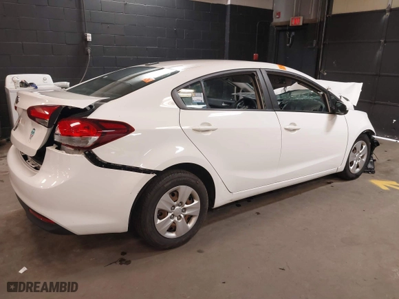 2017 Kia Forte LX with VIN 3KPFK4A74HE019922, listed as a IAAI auction lot 41795775 with 13,271 mi miles. Bid and sale history available at carsss.com. Image 4.