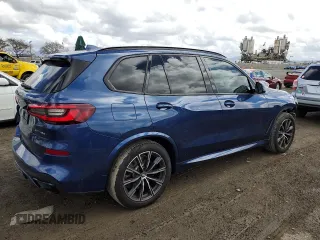2021 BMW X5 xDrive45e with VIN 5UXTA6C09M9H50122, listed as a Copart auction lot 48162735 with 59,697 mi miles and Salvage Title. Bid and sale history available at carsss.com. Image 3.