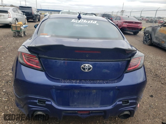 2023 Toyota GR86 with VIN JF1ZNBC13P8755654, listed as a Copart auction lot 87903585 with 59,440 mi miles and Salvage Title. Bid and sale history available at carsss.com. Image 6.