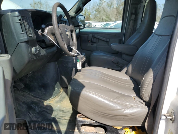 2017 Chevrolet Express Cargo Van with VIN 1GCWGBFG9H1137417, listed as a Copart auction lot 45241225 with 148,134 mi miles and Clean Title. Bid and sale history available at carsss.com. Image 7.
