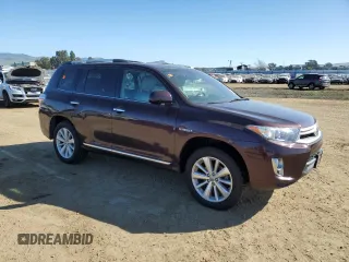2011 Toyota Highlander Hybrid Limited with VIN JTEDC3EH2B2001565, listed as a Copart auction lot 46918695 with 152,304 mi miles and Salvage Title. Bid and sale history available at carsss.com. Image 4.