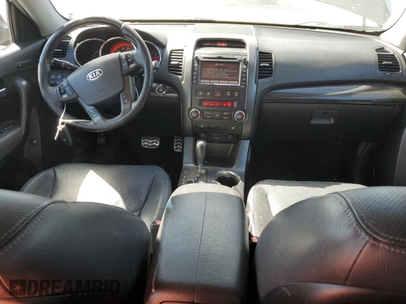 2012 Kia Sorento SX with VIN 5XYKWDA28CG300110, listed as a Copart auction lot 57994995 with 120,228 mi miles and Salvage title. Bid and sale history available at DreamBid. Image 8.