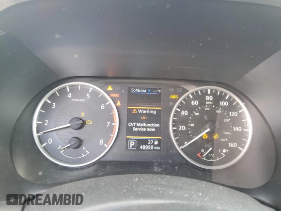 2024 Nissan Sentra S with VIN 3N1AB8BV4RY284020, listed as a Copart auction lot 50609485 with 48,950 mi miles and Salvage Title. Bid and sale history available at DreamBid. Image 9.