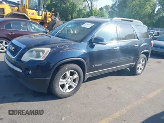 2008 GMC Acadia SLT1 z VIN 1GKER23758J133847, wystawiony jako IAAI lot #42405190 z przebiegiem 171 093 mil mil oraz . Historia ofert i sprzedaży dostępna na DreamBid. Obrazek 2.