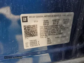 2020 GMC Terrain SLT z VIN 3GKALVEV2LL115692, wystawiony jako Copart lot #58341385 z przebiegiem 116 547 mil mil oraz Szkoda całkowita • Salvage title. Historia ofert i sprzedaży dostępna na DreamBid. Obrazek 13.