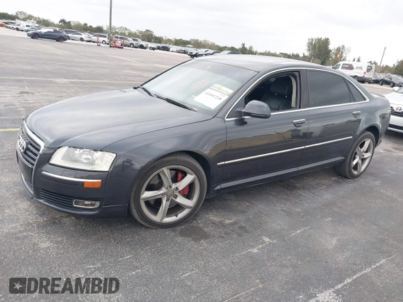 2009 Audi A8 4.2L with VIN WAUMV94E19N012605, listed as a IAAI auction lot 41601218 with Not provided miles and . Bid and sale history available at DreamBid. Image 2.