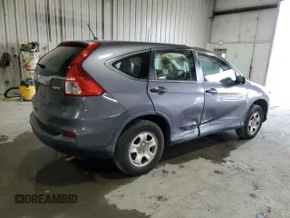 2016 Honda CR-V LX with VIN 5J6RM4H34GL135079, listed as a Copart auction lot 54178665 with 138,421 mi miles and Salvage Title. Bid and sale history available at carsss.com. Image 3.