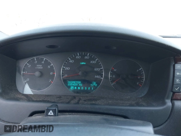 2006 Chevrolet Impala LT 3.9L with VIN 2G1WC581X69290296, listed as a IAAI auction lot 42166278 with 105,489 mi miles and . Bid and sale history available at DreamBid. Image 7.