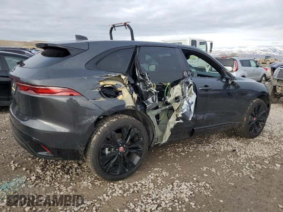 2023 Jaguar F-Pace S z VIN SADCJ2EX4PA710409, wystawiony jako Copart lot #45755115 z przebiegiem 17 083 mil mil oraz Szkoda całkowita • Salvage title. Historia ofert i sprzedaży dostępna na DreamBid. Obrazek 3.