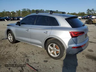 2021 Audi Q5 Premium with VIN WA1AAAFY5M2005042, listed as a Copart auction lot 46650665 with 47,918 mi miles and Salvage Title. Bid and sale history available at carsss.com. Image 2.