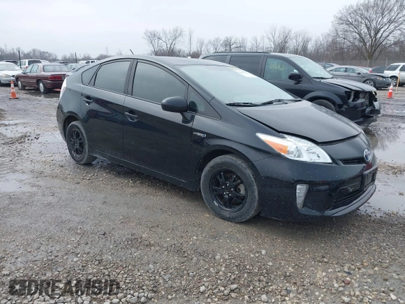 2013 Toyota Prius One with VIN JTDKN3DU5D1690885, listed as a IAAI auction lot 41897813 with 279,984 mi miles. Bid and sale history available at carsss.com. Image 1.
