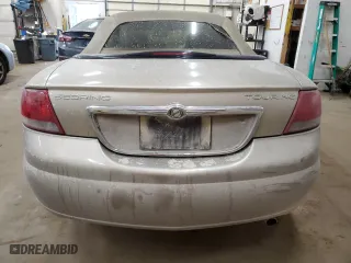 2004 Chrysler Sebring LXi with VIN 1C3EL55RX4N252613, listed as a Copart auction lot 83320874 with 122,642 mi miles and Salvage Title. Bid and sale history available at carsss.com. Image 6.